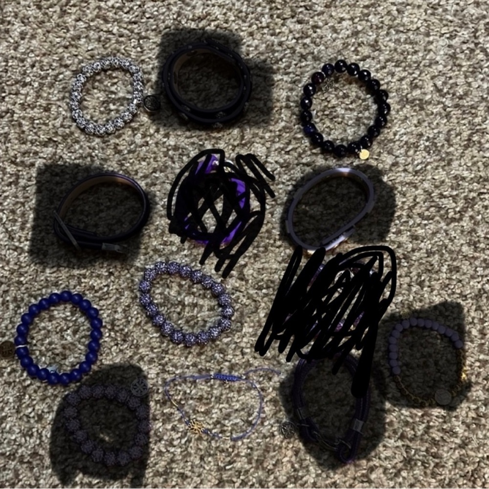 Rustic Cuff purple bracelets EUC Buy 1 or buy them all